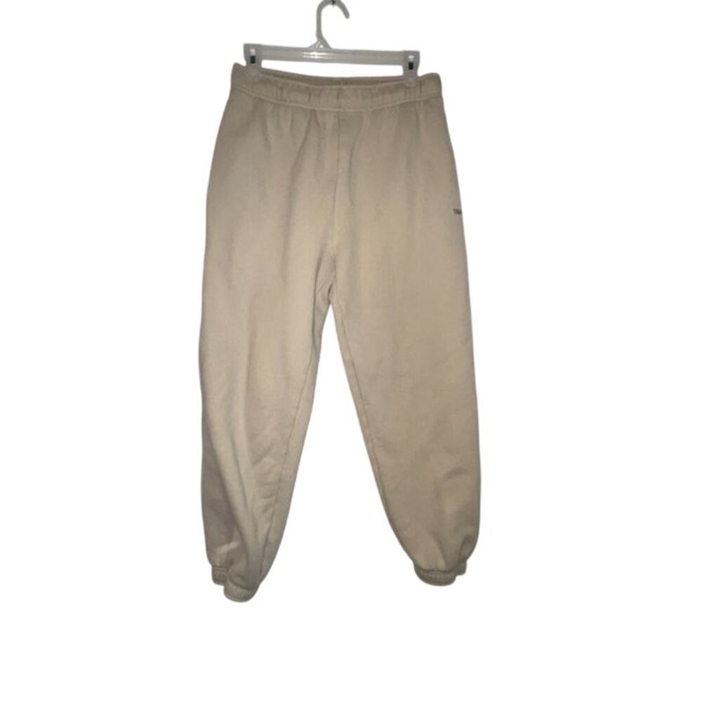 Aritzia TNA Cozy Fleece Boyfriend Sweatpant Nude Size Small
